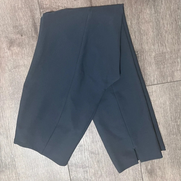 Vince dark gray stitch seam ponte leggings with Wide Waistband SMALL - Picture 8 of 11